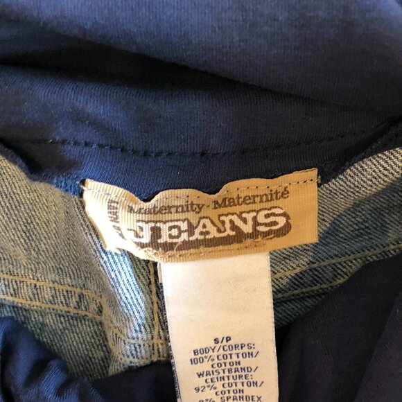 Old Navy Maternity Front Low-Panel and fold over jeans - Small - Picture 3 of 5
